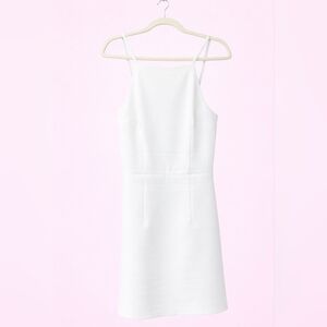 French Connection White Halter Mini Dress